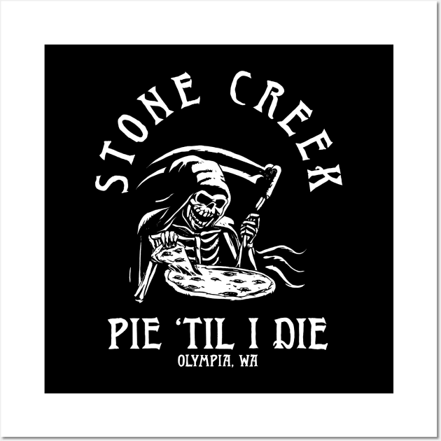 Pie Til I Die Wall Art by Cursed Planet 